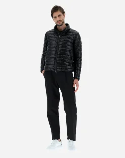 Herno Kurze Daunenjacken-Bomberjacket Aus Gloss