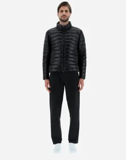 Herno Kurze Daunenjacken-Bomberjacket Aus Gloss