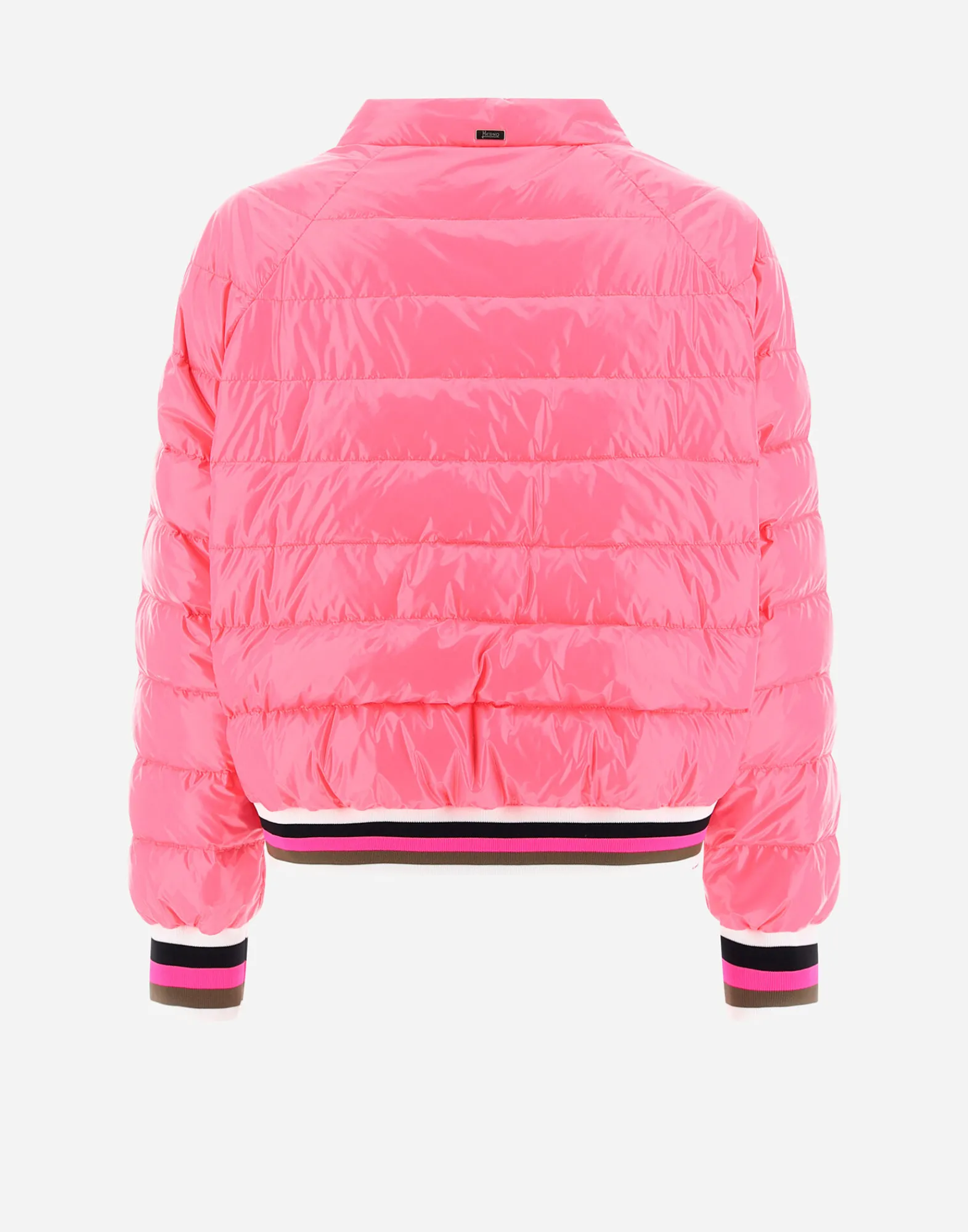 Herno Kurze Daunenjacken-Bomberjacket Aus Gloss