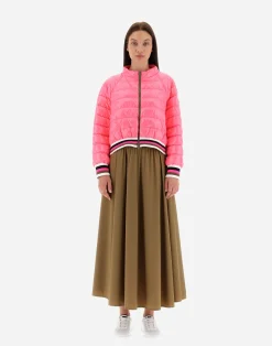 Herno Kurze Daunenjacken-Bomberjacket Aus Gloss
