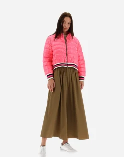 Herno Kurze Daunenjacken-Bomberjacket Aus Gloss