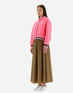 Herno Kurze Daunenjacken-Bomberjacket Aus Gloss
