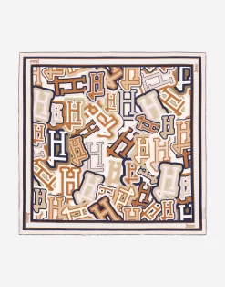 Herno Seidentuch-Bubble Seidenschal 90 X 90 Cm