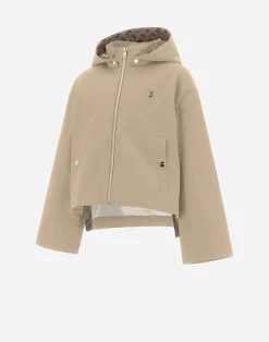 Herno Kleidung-Cape Aus Delon Mit Monogram-Details