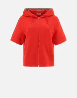 Herno Capes-Cape Aus Double Sweater & Monogram