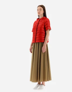 Herno Kurze Daunenjacken-Cape Aus Nylon Ultralight & Monogram