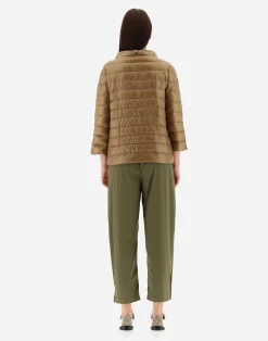 Herno Kurze Daunenjacken-Cape Aus Nylon Ultralight & Monogram