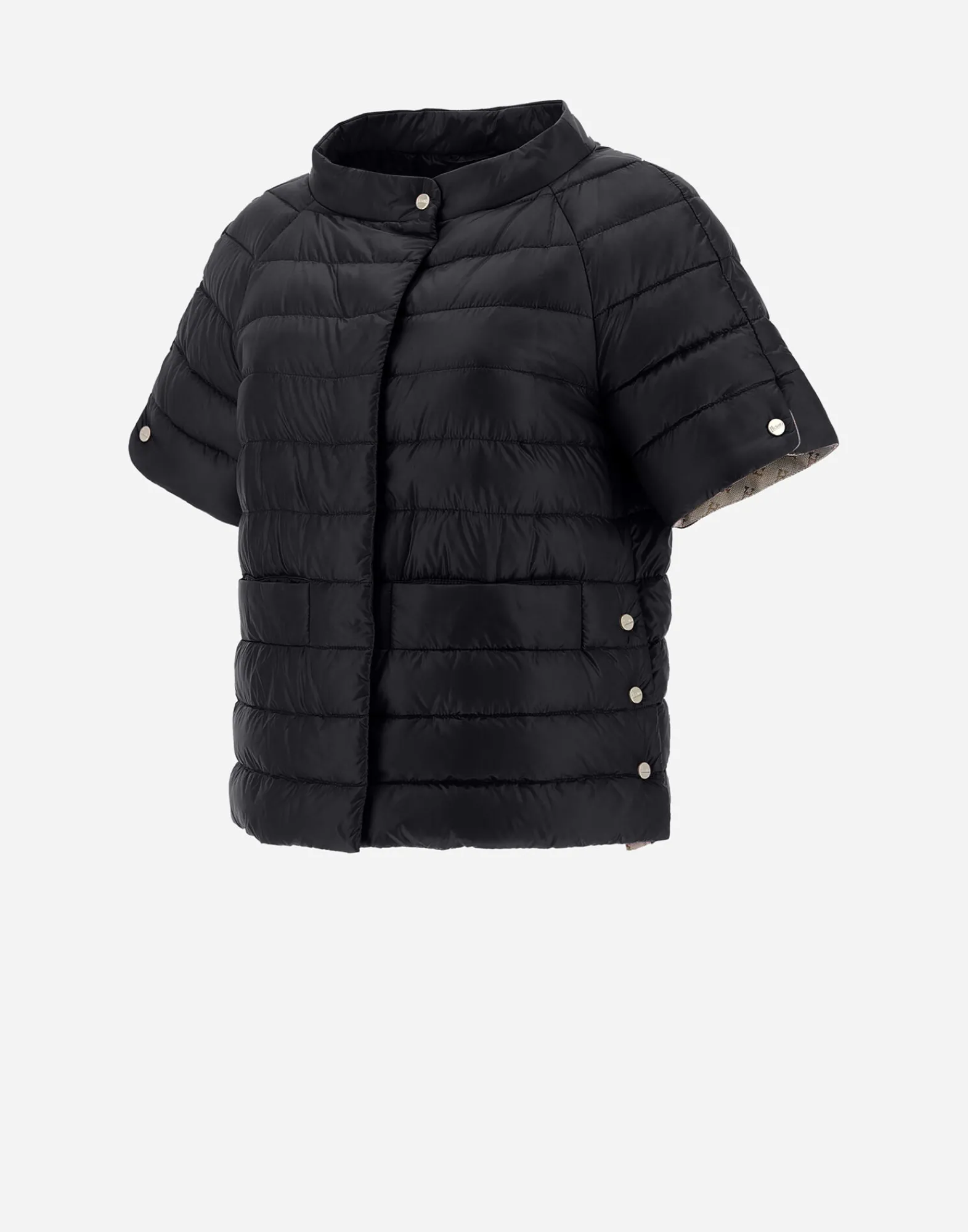 Herno Capes-Cape Aus Nylon Ultralight & Monogram