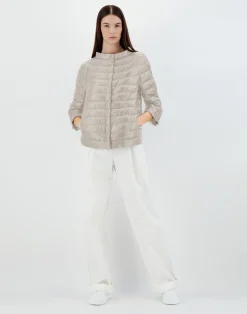 Herno Kurze Daunenjacken-Cape Aus Nylon Ultralight & Monogram