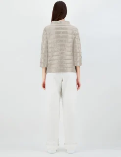 Herno Kurze Daunenjacken-Cape Aus Nylon Ultralight & Monogram