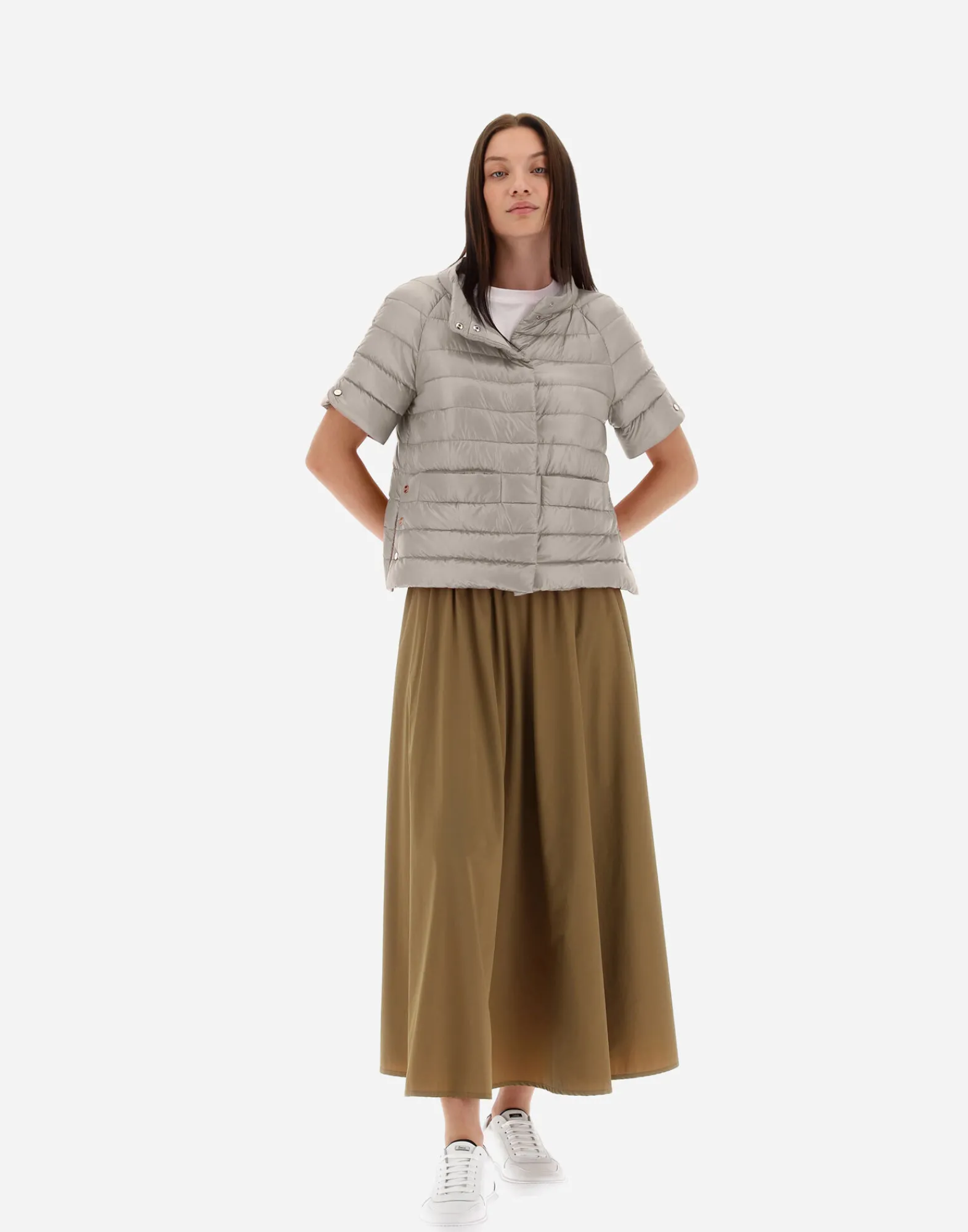 Herno Capes-Cape Aus Nylon Ultralight & Monogram
