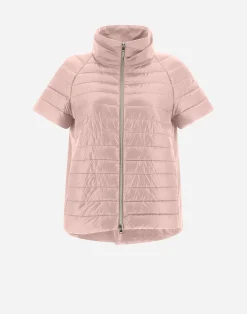 Herno Kurze Daunenjacken-Cape Aus Nylon Ultralight & New Techno Taft