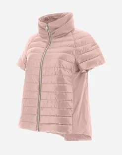 Herno Kurze Daunenjacken-Cape Aus Nylon Ultralight & New Techno Taft