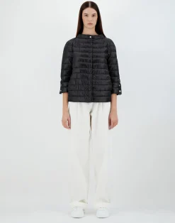 Herno Kurze Daunenjacken-Cape Aus Nylon Ultralight & Monogram