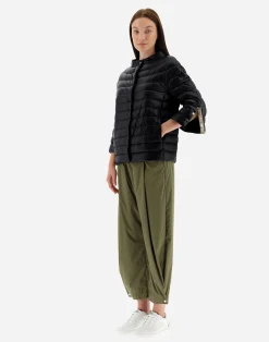 Herno Kurze Daunenjacken-Cape Aus Nylon Ultralight & Monogram
