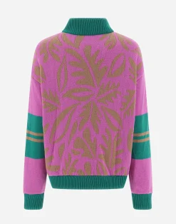 Herno Pullover & Strickjacken-Cardigan Aus Flora Kaschmir