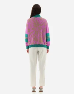 Herno Pullover & Strickjacken-Cardigan Aus Flora Kaschmir