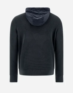 Herno Bomber-Cardigan Aus Waffle Knit & Nylon