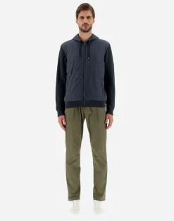 Herno Bomber-Cardigan Aus Waffle Knit & Nylon