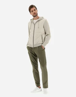 Herno Bomber-Cardigan Aus Waffle Knit & Nylon