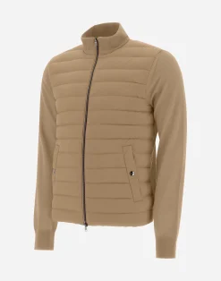 Herno Sweatshirts & Strickjacken-Cardigan In Seide, Wolle & Nuage
