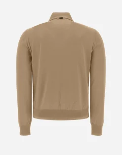 Herno Sweatshirts & Strickjacken-Cardigan In Seide, Wolle & Nuage