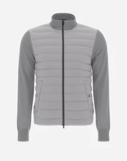 Herno Sweatshirts & Strickjacken-Cardigan In Seide, Wolle & Nuage