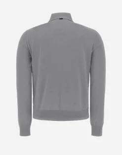 Herno Sweatshirts & Strickjacken-Cardigan In Seide, Wolle & Nuage