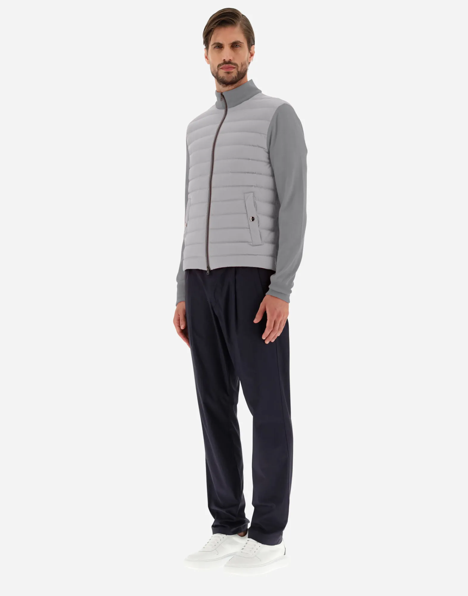 Herno Sweatshirts & Strickjacken-Cardigan In Seide, Wolle & Nuage