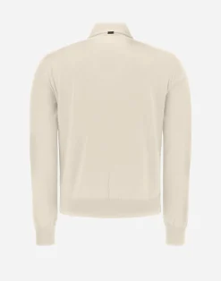 Herno Sweatshirts & Strickjacken-Cardigan In Seide, Wolle & Nuage