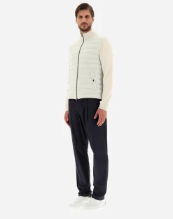 Herno Sweatshirts & Strickjacken-Cardigan In Seide, Wolle & Nuage
