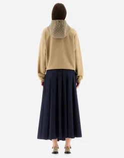 Herno Pullover & Strickjacken-Cardigan Mit Kapuze Aus Double Sweater & Monogram