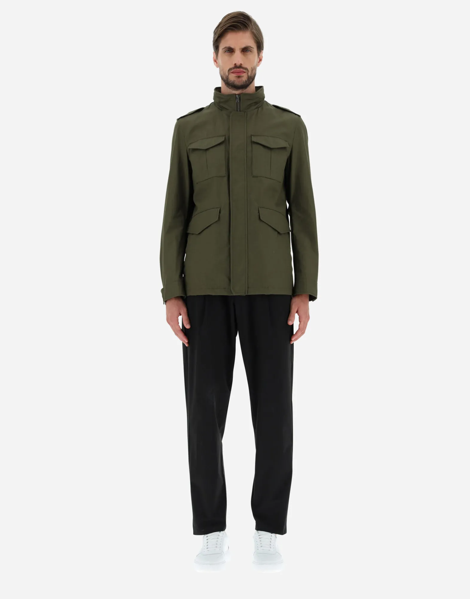 Herno Feldjacke-Feldjacke Aus Light Cotton Stretch