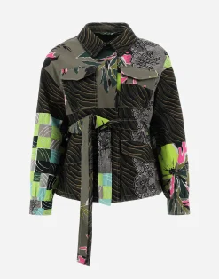 Herno Parka & Jacken-Feldjacke Aus Safari Patch