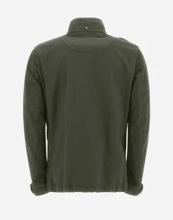 Herno Feldjacke-Feldjacke Aus Stuckgefarbtem Leinen & Baumwolle
