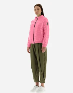 Herno Kurze Daunenjacken-Gesteppte Bomberjacke Aus Gloss