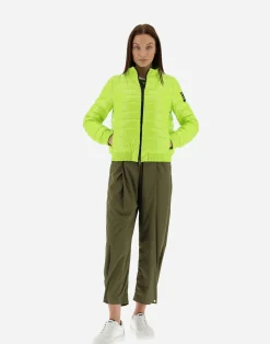 Herno Kurze Daunenjacken-Gesteppte Bomberjacke Aus Gloss