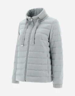 Herno Kurze Daunenjacken-Gestrickte Jacke Aus Kaschmir & Seide