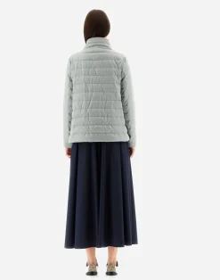 Herno Kurze Daunenjacken-Gestrickte Jacke Aus Kaschmir & Seide