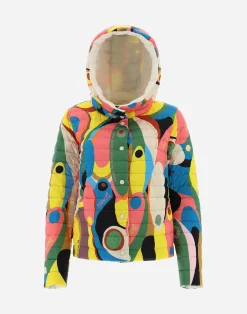 Herno Kurze Daunenjacken-Globe Bomberjacke Aus ‘60 Cycle Reversibler Ecoage