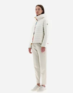 Herno Kurze Daunenjacken-Globe Bomberjacke Aus ‘60 Cycle Reversibler Ecoage