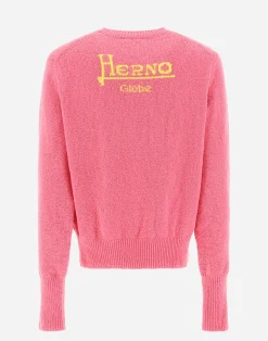 Herno Pullover & Strickjacken-Globe Pullover Aus Bio-Baumwoll-Boucle