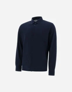 Herno Hemden-Hemd Aus Crepe-Jersey