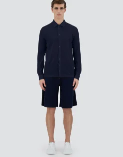 Herno Hemden-Hemd Aus Crepe-Jersey