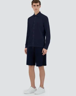 Herno Hemden-Hemd Aus Crepe-Jersey