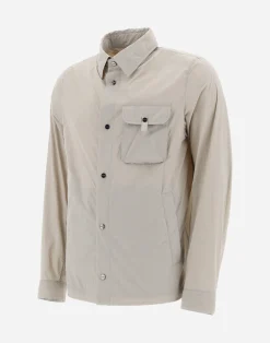Herno Hemden-Hemd Aus Ultralight Crease