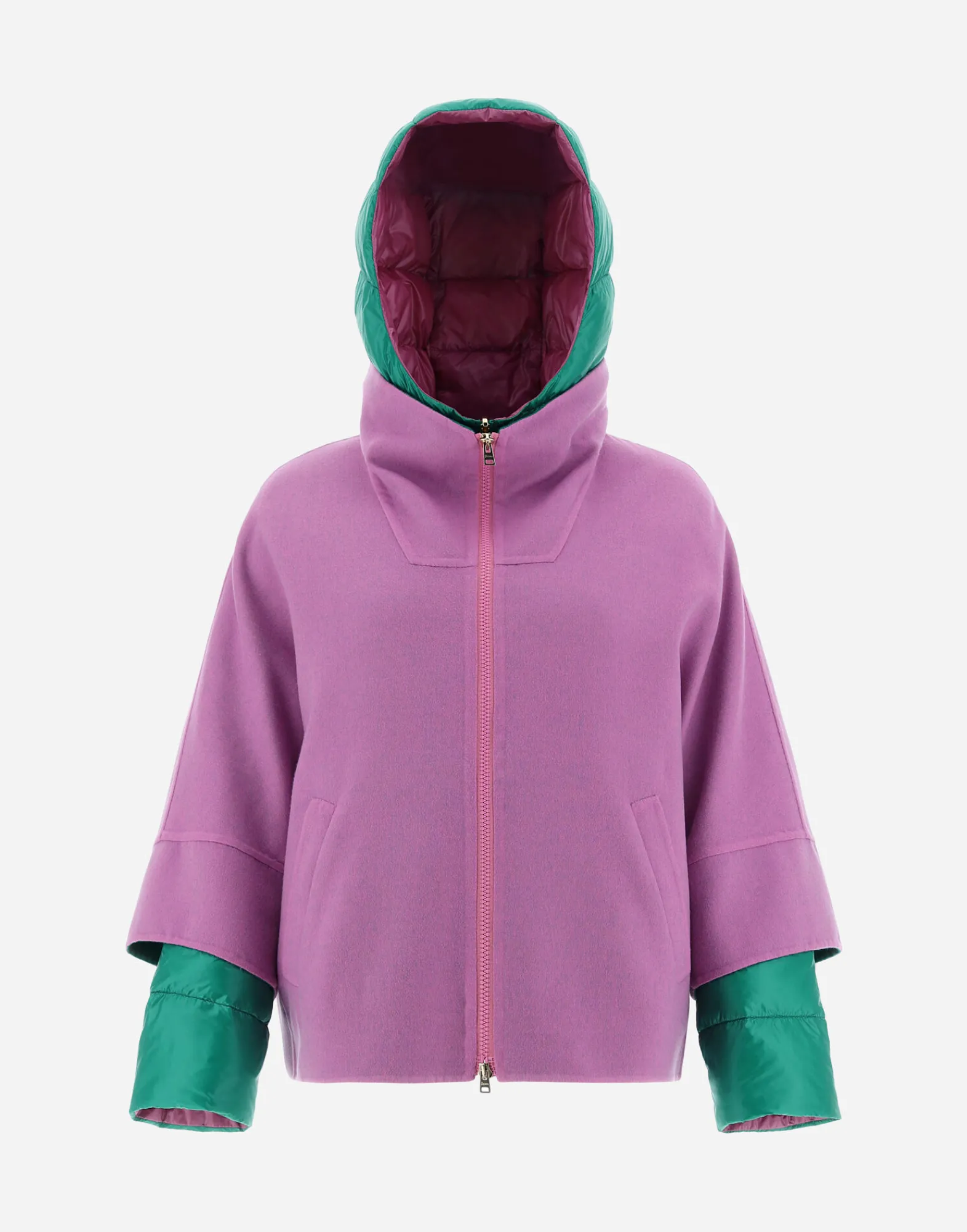 Herno Parka & Jacken-2-In-1-Wendejacke Aus Doppelter Wolle Und Nylon Ultralight