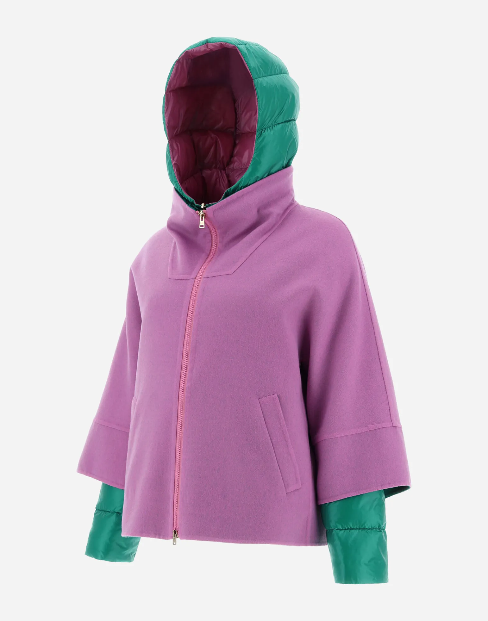 Herno Parka & Jacken-2-In-1-Wendejacke Aus Doppelter Wolle Und Nylon Ultralight