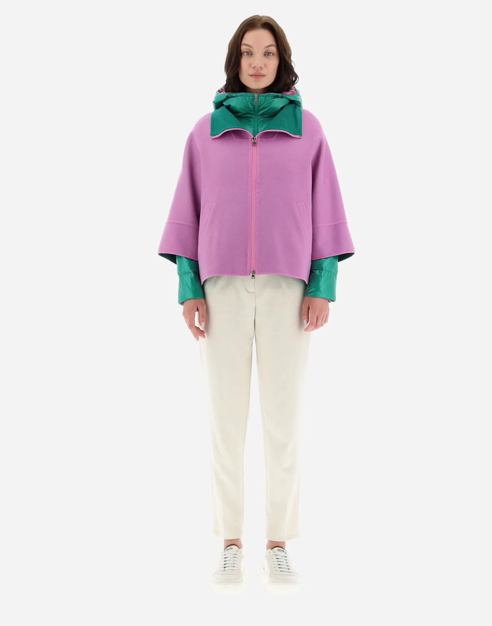 Herno Parka & Jacken-2-In-1-Wendejacke Aus Doppelter Wolle Und Nylon Ultralight