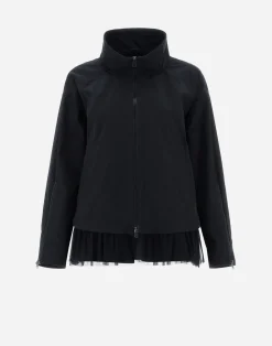 Herno Parka & Jacken-Jacke Aus Compact Nylon & Tull